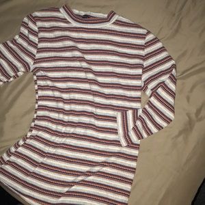 Fashion nova stripe shirt